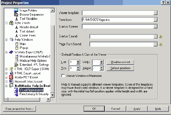 Help & manual